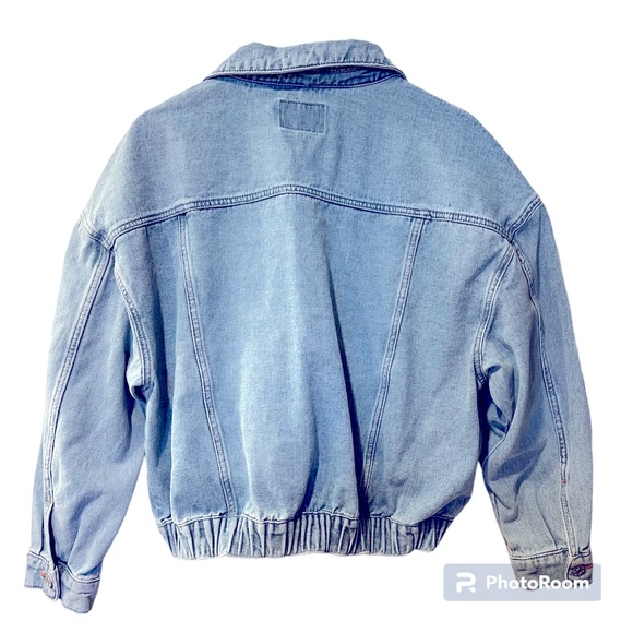 Guess Bomber Denim Jacket M - Picture 2 of 8